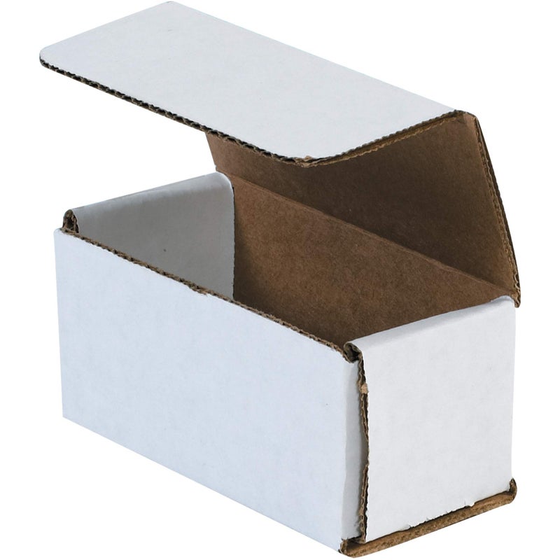 BOX USA BM422 4 ""L x 2 ""W x 2 ""H, White (Pack of 50) - Image 1